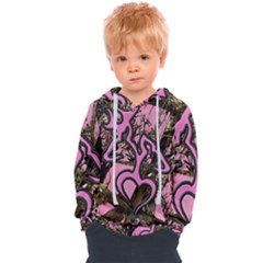 Pink Browning Deer Glitter Camo Kids  Overhead Hoodie