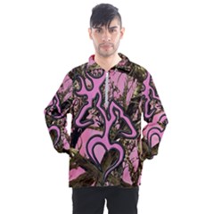 Pink Browning Deer Glitter Camo Men s Half Zip Pullover