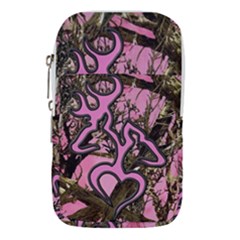 Pink Browning Deer Glitter Camo Waist Pouch (large)