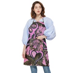 Pink Browning Deer Glitter Camo Pocket Apron by Maspions