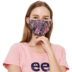 Pink Browning Deer Glitter Camo Fitted Cloth Face Mask (adult)