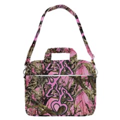 Pink Browning Deer Glitter Camo Macbook Pro 15  Shoulder Laptop Bag