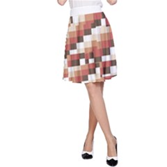 Chromaticmosaic Print Pattern A-line Skirt by dflcprintsclothing