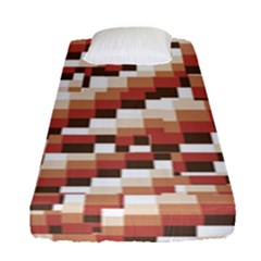 Chromaticmosaic Print Pattern Fitted Sheet (single Size)