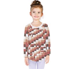 Chromaticmosaic Print Pattern Kids  Long Sleeve T-shirt