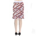 ChromaticMosaic Print Pattern Short Mermaid Skirt View2