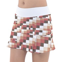 Chromaticmosaic Print Pattern Classic Tennis Skirt by dflcprintsclothing