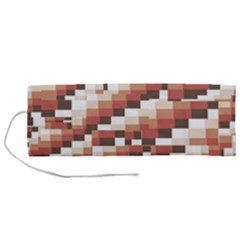 Chromaticmosaic Print Pattern Roll Up Canvas Pencil Holder (m) by dflcprintsclothing