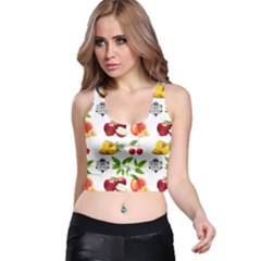 Royal Mag (fruit Pattern) Racer Back Crop Top by RoyalMag