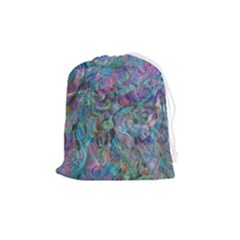 Blend  Drawstring Pouch (medium) by kaleidomarblingart