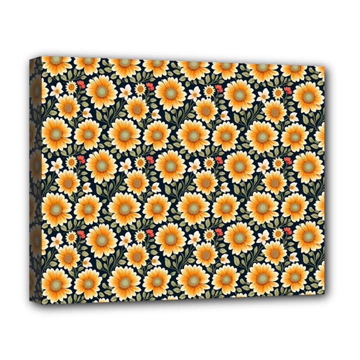 Flower 120424 Deluxe Canvas 20  x 16  (Stretched)