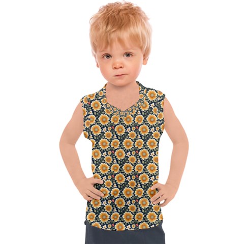 Flower 120424 Kids  Sport Tank Top by zappwaits