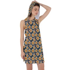 Flower 120424 Racer Back Hoodie Dress by zappwaits