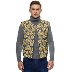 Flower 120424 Men s Button Up Puffer Vest	