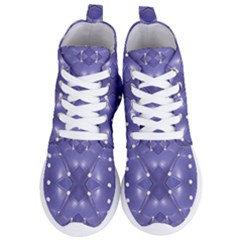 Couch Material Photo Manipulation Collage Pattern Women s Lightweight High Top Sneakers