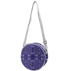 Couch Material Photo Manipulation Collage Pattern Crossbody Circle Bag by dflcprintsclothing