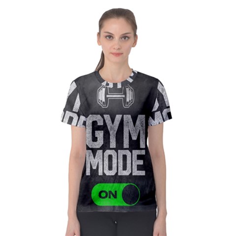 Gym Mode Women s Sport Mesh T-shirt by Store67