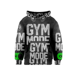 Gym Mode Kids  Pullover Hoodie