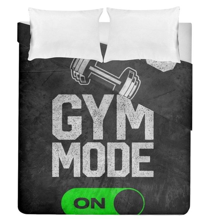 Gym mode Duvet Cover Double Side (Queen Size)