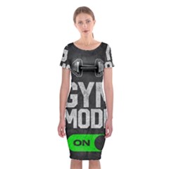 Gym Mode Classic Short Sleeve Midi Dress