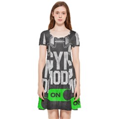 Gym Mode Inside Out Cap Sleeve Dress by Store67