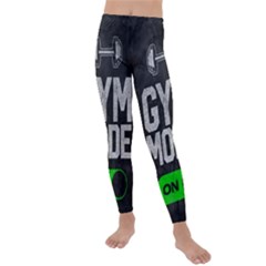 Gym Mode Kids  Lightweight Velour Leggings