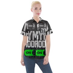 Gym Mode Women s Short Sleeve Pocket Shirt