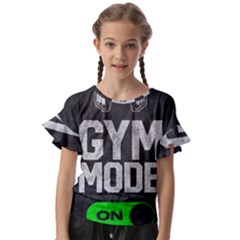 Gym Mode Kids  Cut Out Flutter Sleeves