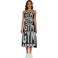 Gym Mode Sleeveless Shoulder Straps Boho Dress by Store67