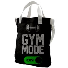 Gym Mode Canvas Messenger Bag