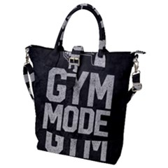 Gym Mode Buckle Top Tote Bag by Store67