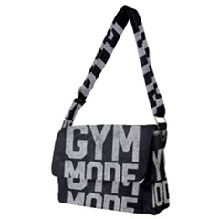 Gym Mode Full Print Messenger Bag (m) by Store67