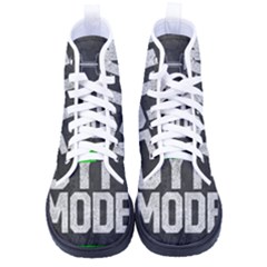 Gym Mode Women s High-top Canvas Sneakers by Store67