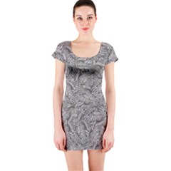 Intricashine Short Sleeve Bodycon Dress by dflcprintsclothing