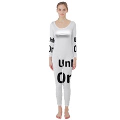 Sacral Chakra s Mantra 1 Long Sleeve Catsuit