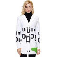 Sacral Chakra s Mantra 1 Button Up Hooded Coat 