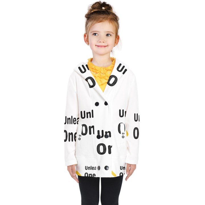 Sacral Chakra s Mantra 1 Kids  Double Breasted Button Coat