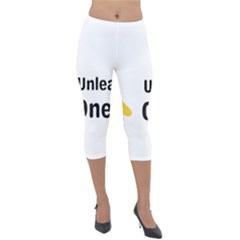 Sacral Chakra s Mantra 1 Lightweight Velour Capri Leggings 