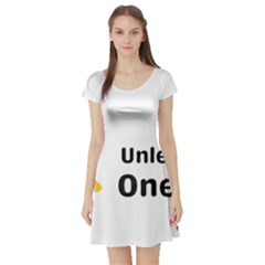 Sacral Chakra s Mantra 1 Short Sleeve Skater Dress