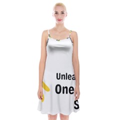 Sacral Chakra s Mantra 1 Spaghetti Strap Velvet Dress