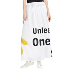 Sacral Chakra s Mantra 1 Maxi Chiffon Skirt