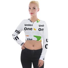 Sacral Chakra s Mantra 1 Long Sleeve Cropped Velvet Jacket