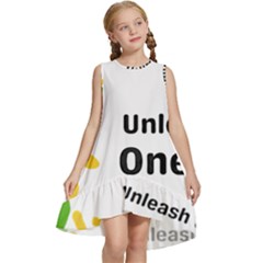 Sacral Chakra s Mantra 1 Kids  Frill Swing Dress by artameybodi