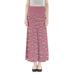 Sweet Emoji Canvas Print Pattern Full Length Maxi Skirt by dflcprintsclothing