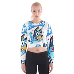 Super Bluey Cropped Sweatshirt