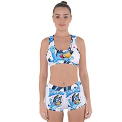 Super Bluey Racerback Boyleg Bikini Set