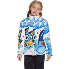 Super Bluey Kids  Puffer Bubble Jacket Coat