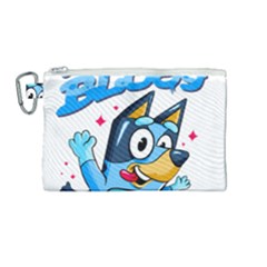 Super Bluey Canvas Cosmetic Bag (medium)