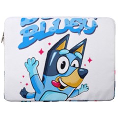 Super Bluey 17  Vertical Laptop Sleeve Case With Pocket by avitendut