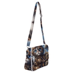 Maine Coon Explorer Shoulder Bag With Back Zipper by CKArtCreations